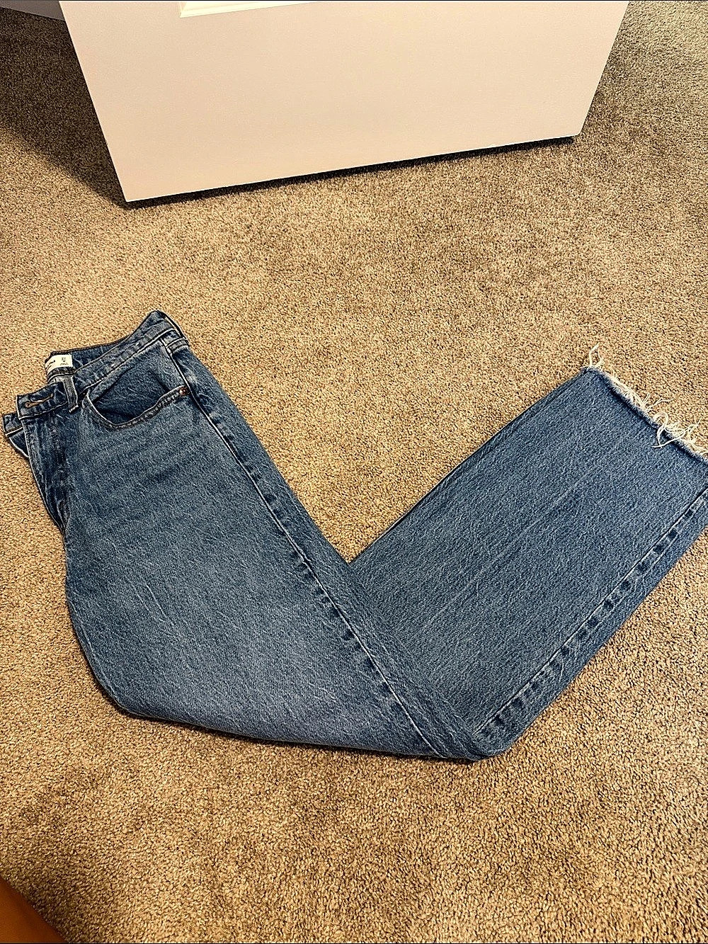 Abercrombie & Fitch The 90s Relaxed Jean Blue Waist 27